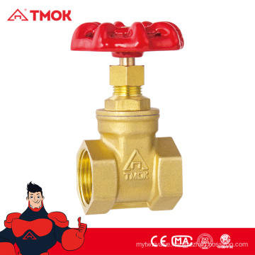 water oil and gas pipeline manual 1/2" brass gate valve in china